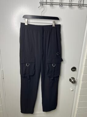 ALO Yoga Black Cargo Track Pants